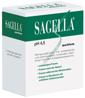 Cooper Consumer Health Deutschland GmbH SAGELLA active Reinigungstücher 10 St 10123620