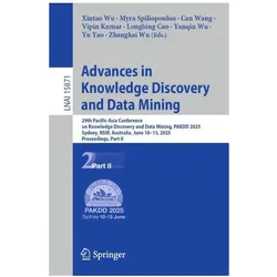 Advances in Knowledge Discovery and Data Mining, Fachbücher von Myra, CAN, Wang et al, Spiliopoulou