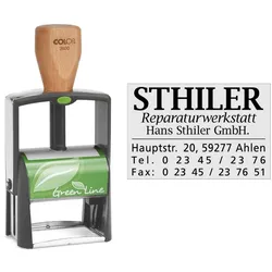 COLOP Textstempel, individualisierbar 2300 Greenline ohne Logo