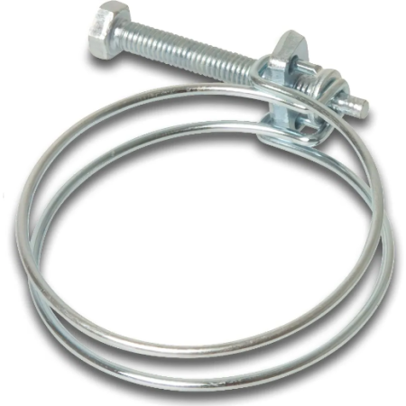 Drahtschlauchschellen - verzinkt, W1 (Drahtschlauchschellen - verzinkt, W1: Drahtschneckenschelle - verzinkt, W1: Bandlänge: 51 - 58 mm) 5.21