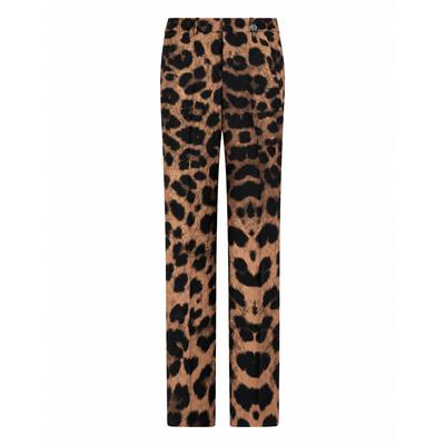 Anzughose PHILIPP PLEIN "Leopard", Damen, Gr. M, US-Größen, 17, leopard, Obermaterial: 100% Polyester. Futter: 100% Polyester, Hosen Anzughose