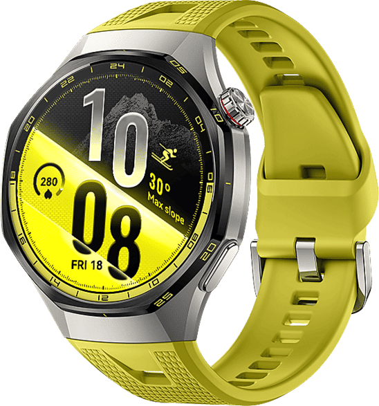 Smartwatch - Huawei Watch GT 7 Pro, 46mm, Hasta 21 días de Autonomía, Pantalla AMOLED 1.47", Resistente al Agua, Amarillo