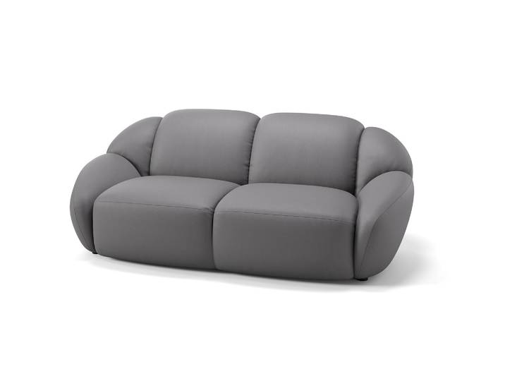Leder Designsofa CAPRI 2-Sitzer Couchgarnitur Designersofa