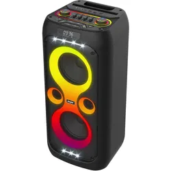 Energizer Bts566 Party Speaker Vertical Bt + Powerbank (20 h), Bluetooth Lautsprecher, Schwarz