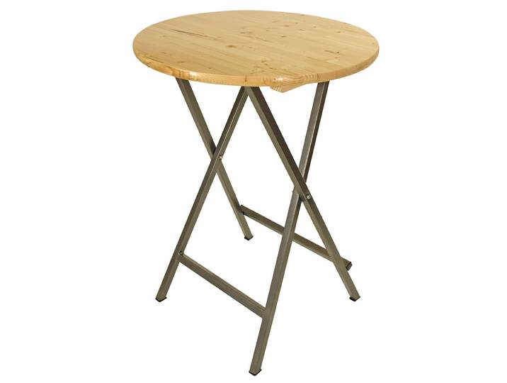 TPFGarden Party Stehtisch ZÜLPICH aus Metall + Holz (Nadelholz) 78cm