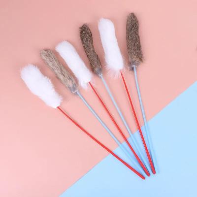 Uplift Picks Five Piece Cat Feather Wand Toy Set With Bell For Interactive Kitten Exercise Play b