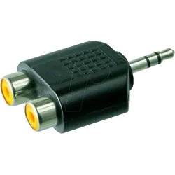 NTA 105 - 3,5 mm Stereo Klinken Stecker auf 2x Cinch Buchse