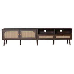 LOWBOARD Retro Rattan-Design, 200/37/49.5cm
