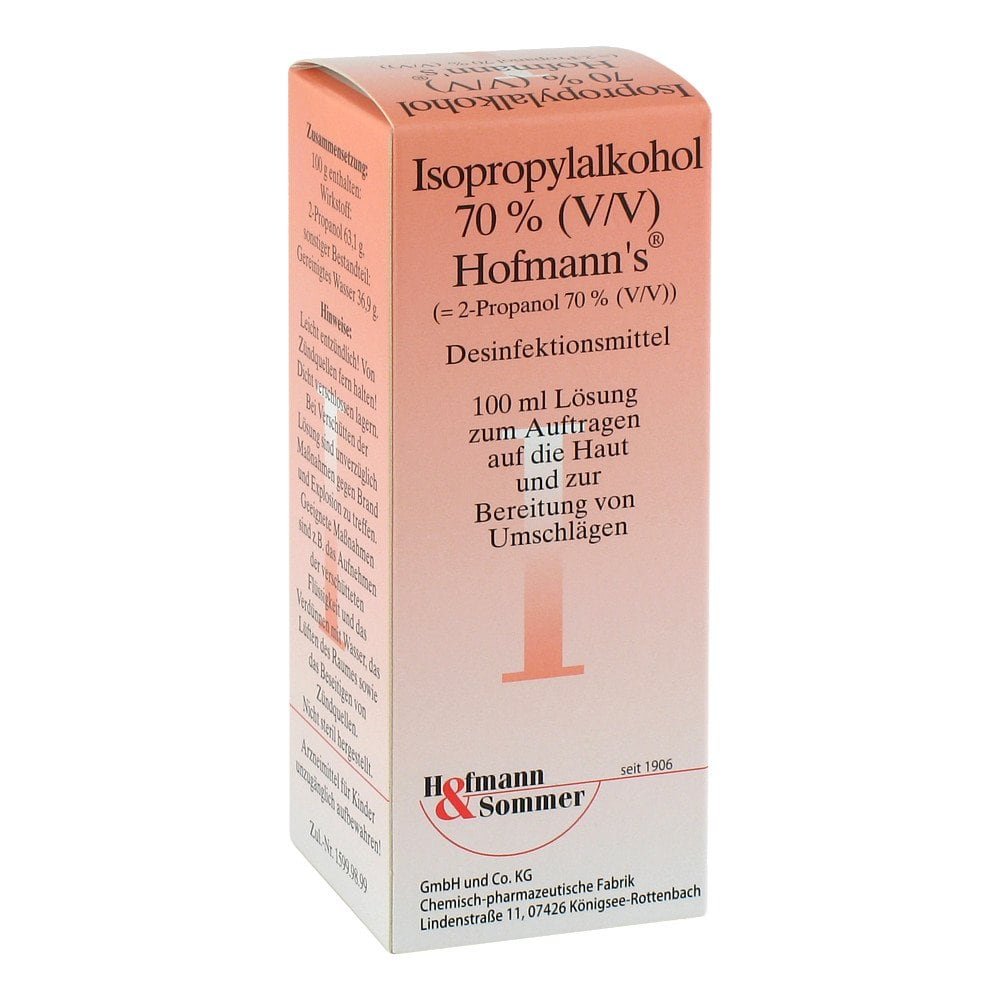 Hofmann & Sommer GmbH & Co. KG Isopropylalkohol 70% V/v Hofmann's 00690536