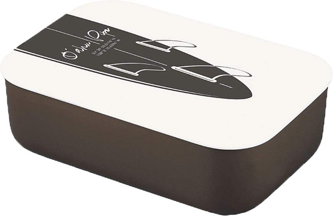Lunchbox "BioLoco Classic – Oahu", braun (bunt), Lebensmittelaufbewahrungsbehälter, Lunchbox bunt Einheitsgröße