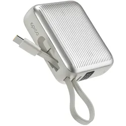 Epico UltraPack EP19 Power Bank (10000 mAh, 35 W, 35 Wh), Powerbank, Grau, Weiss