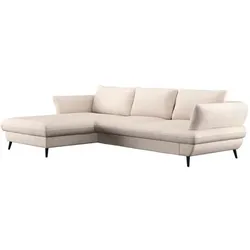 COTTA Ecksofa mit Funktion Balou Stoff Beige