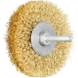 PFERD TOOLS Rundbürste ungezopft RBU Messing-Draht mit Schaft - 43105002