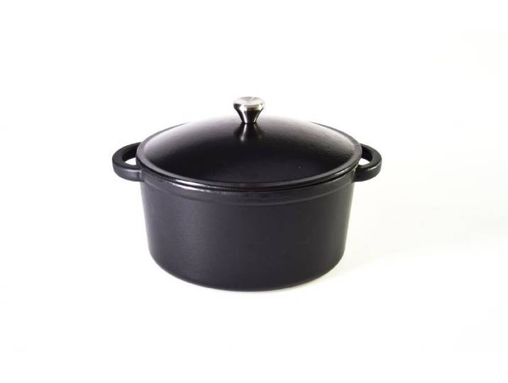 Nouvel Gussbräter rund 26 cm schwarz