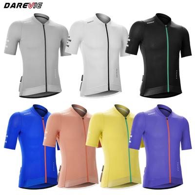 Inspired Finds DAREVIE Men's Cycling Jersey Breathable Quick Dry Bike Shirt With Cool Technology For Men & Women violets Purple 2xl