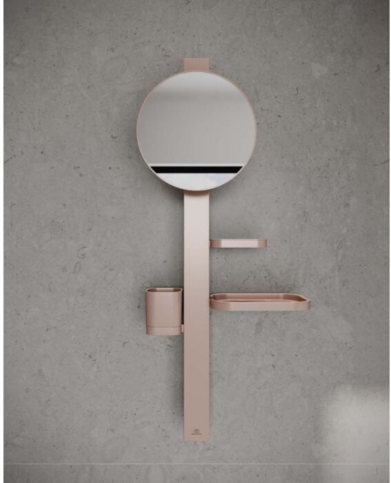 Ideal Standard Beauty Bar S700 BD589RO mit Ablagen und Spiegel 200mm Rose