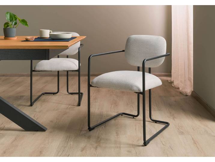 Polsterstuhl 51x58x78 beige ELISE #301 - 2er Set