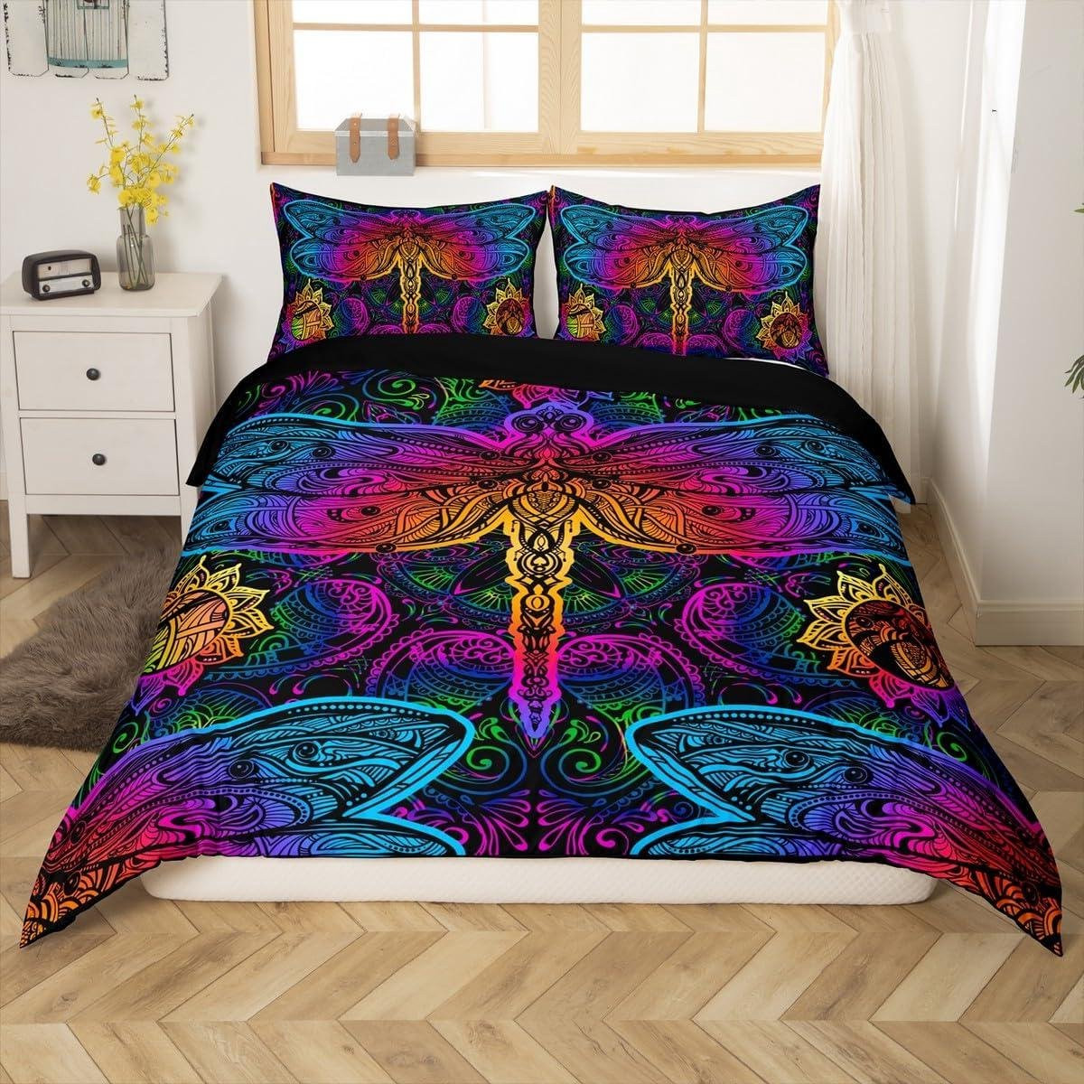 Dekbedovertrekset Libelle Bohemian - Super Kingsize - Kleurrijk