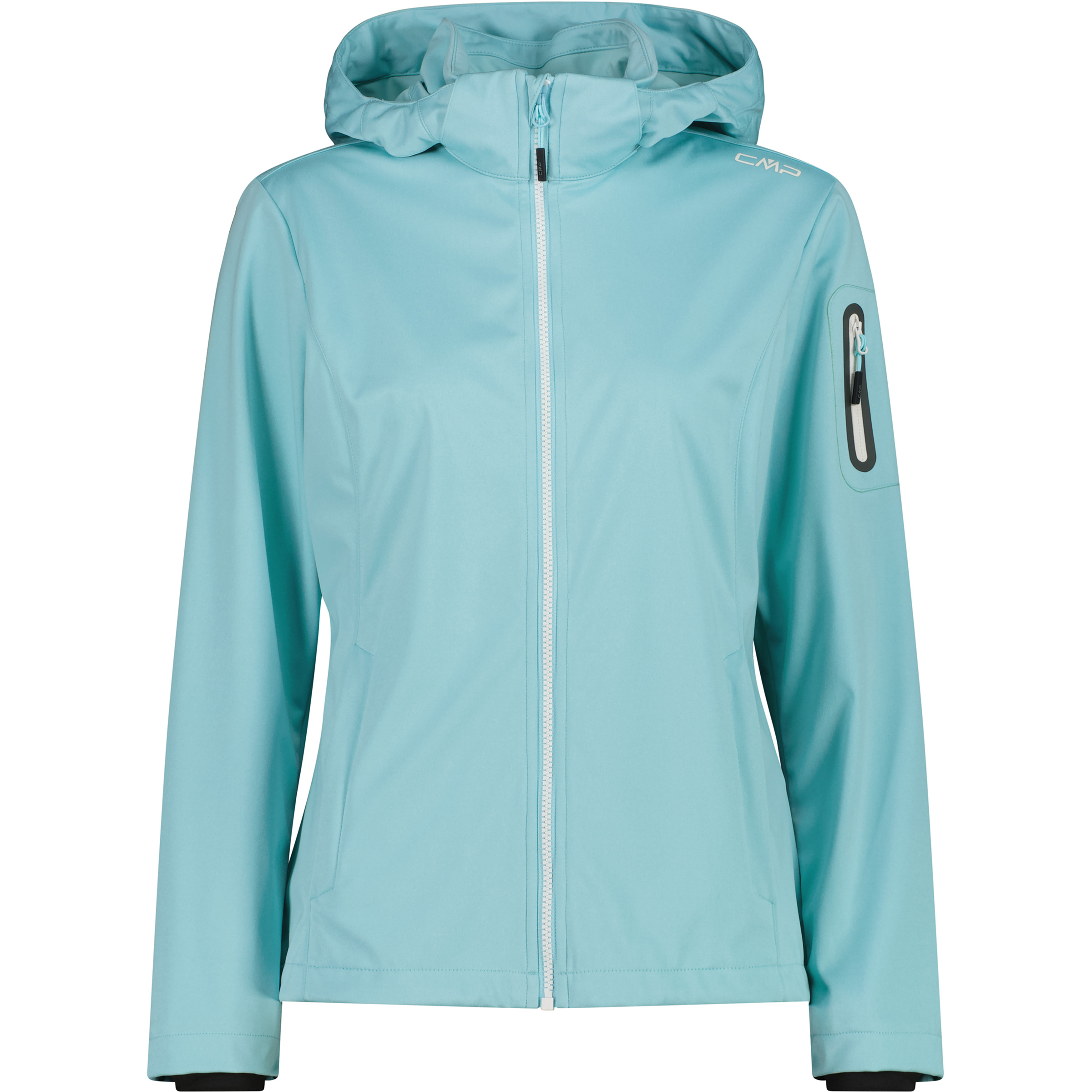 CMP Light Melange Softshell Damen Softshelljacke tuerkis Größe L Trekking Wasserabweisend Wasserabweisend