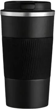 All Categories Goods Thermo Cafe Thermo Cup For Tea Water Coffee, Double Stainless Steel Coffee Mug Car Thermos Mug black 510ml