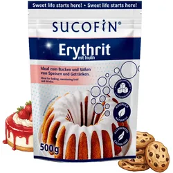 SUCOFIN Erythrit mit Inulin 5 x 500g