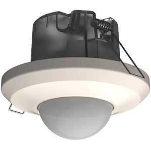 Theben Präsenzmelder LUXA 104 S360-200-24 DE-UP WH, 360°, 24 m Reichweite, innen, Unterputz