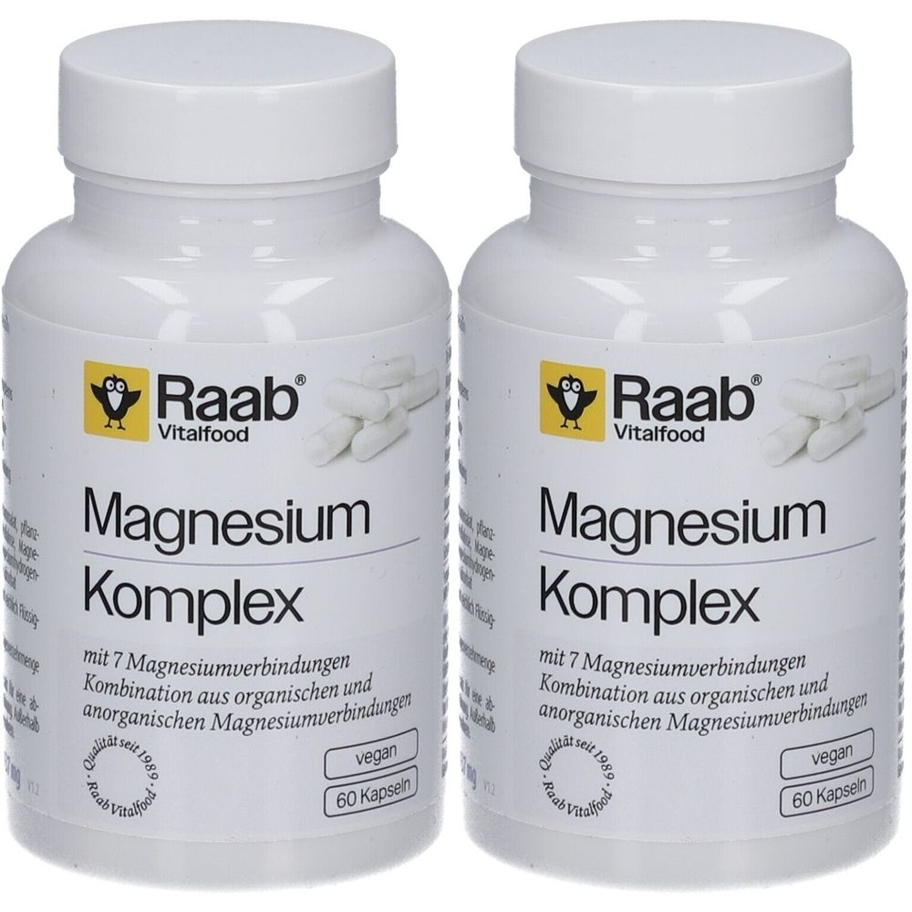 Raab Vitalfood Magnesium K x2 2x60 St Kapseln