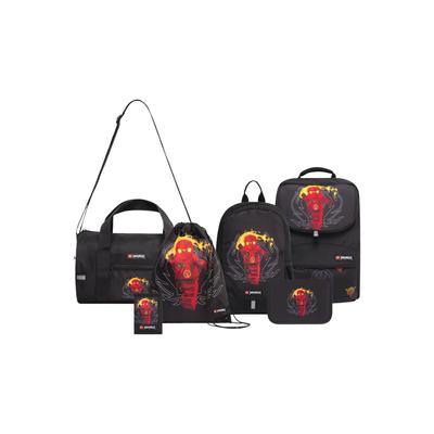 Handtasche LEGO "LEGO Bag School", Kinder, Gr. onesize, rot, Obermaterial: 100% Polyester, Taschen Handtasche