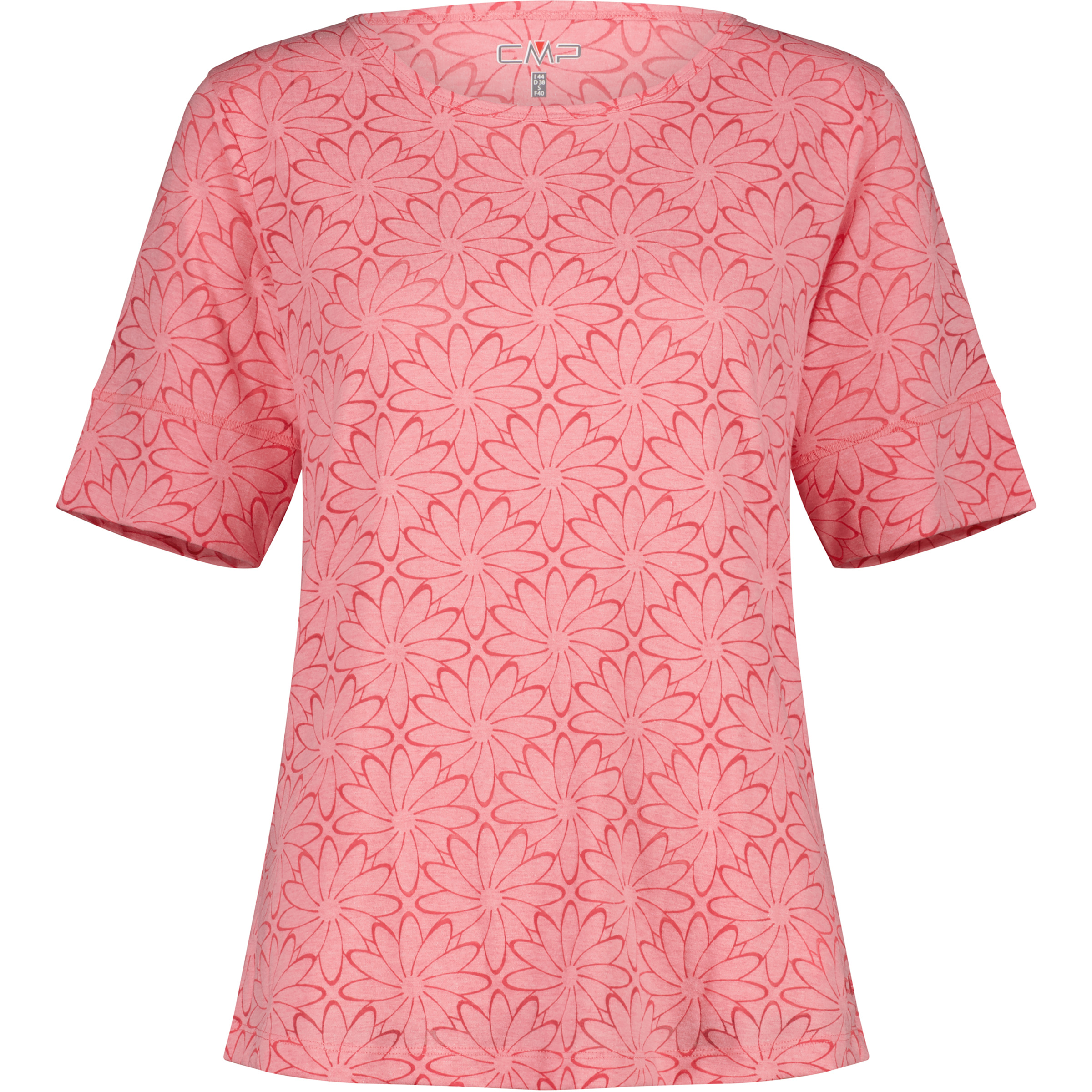 CMP Damen T-Shirts rosa Größe XXL Lifestyle Hautfreundlich