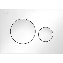 LAUFEN INEO Betätigungsplatte Moon, für WC-Element, Zweimengenbetätigung, H9001140010001, Farbe: gold glänzend