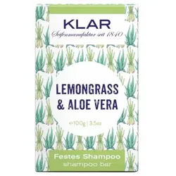 Klar festes Shampoo Lemongras &  Aloe Vera (fettendes Haar)