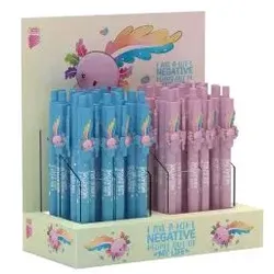 ICO: Kugelschreiber mit Axolotl-Figur, verschiedene Ausführungen