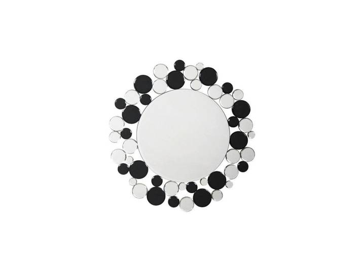 Wandspiegel Bubble Silber/Schwarz