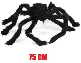 Inspire Essentials Giant Plush Halloween Spider Decoration 3