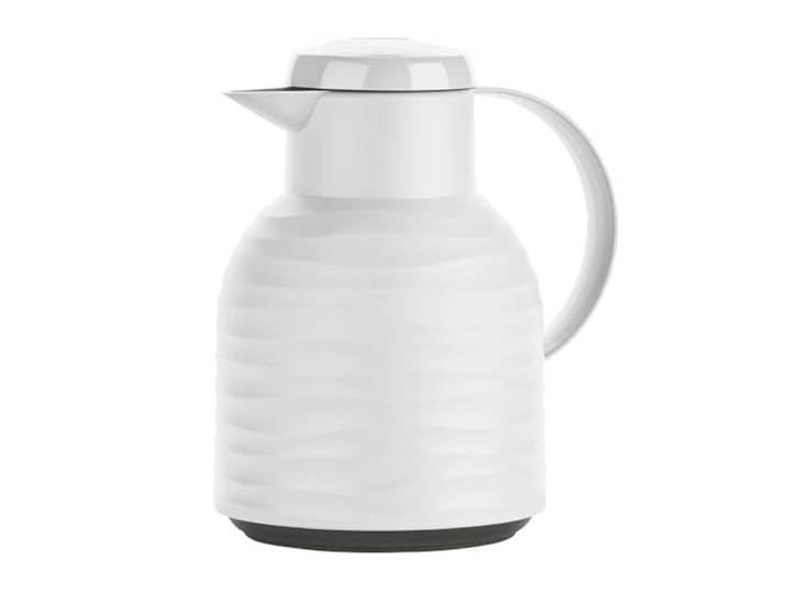 Emsa Samba Wave thermoskan, 1,0 liter, Quick-Press kunststof, wit N40115