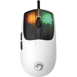 Marvo M727 weiss / optische Gaming-Maus / 12000 DPI / RGB / USB / 1,6 m (Kabelgebunden), Maus, Weiss