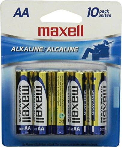 Maxell LR6 Alkaline AA Mignon Batterie 1.5 V 10er Pack