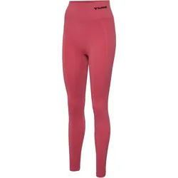 hummel hmlTIF Seamless High-Waist Tights Damen 3494 - mineral red M