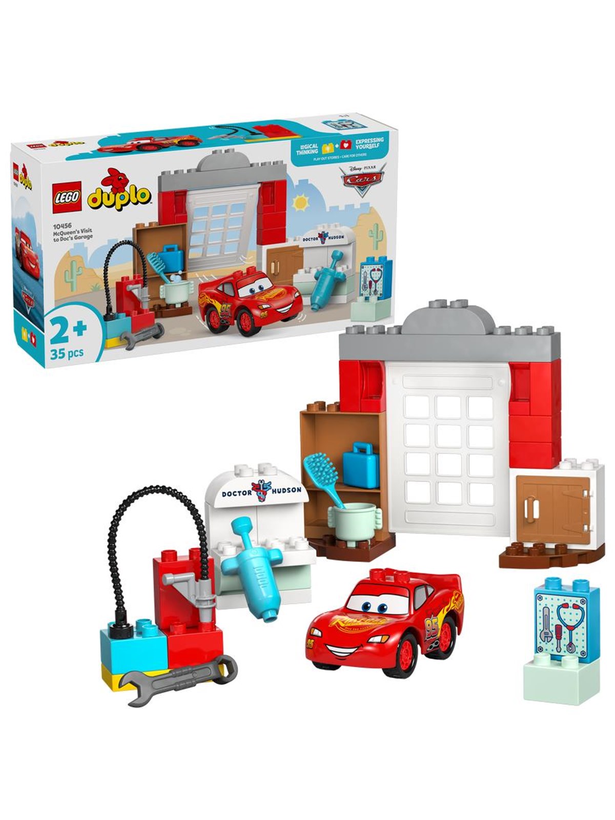 LEGO Disney 10456 McQueens Besuch in Docs Werkstatt