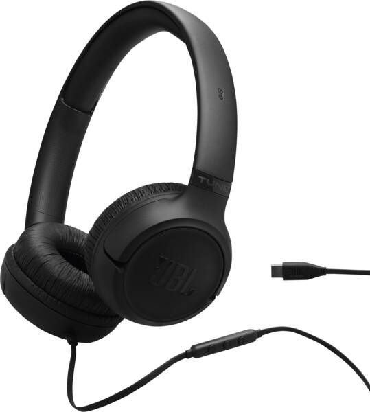 JBL Tune 530C USB C Over Ear Kopfhörer kabelgebunden USB Typ-C (Schwarz) JBLT530CBLK