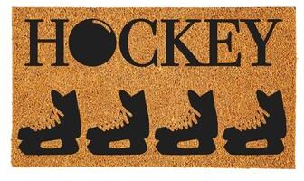 Evergreen "Coir Mat, Hockey, 16"" x 28"""