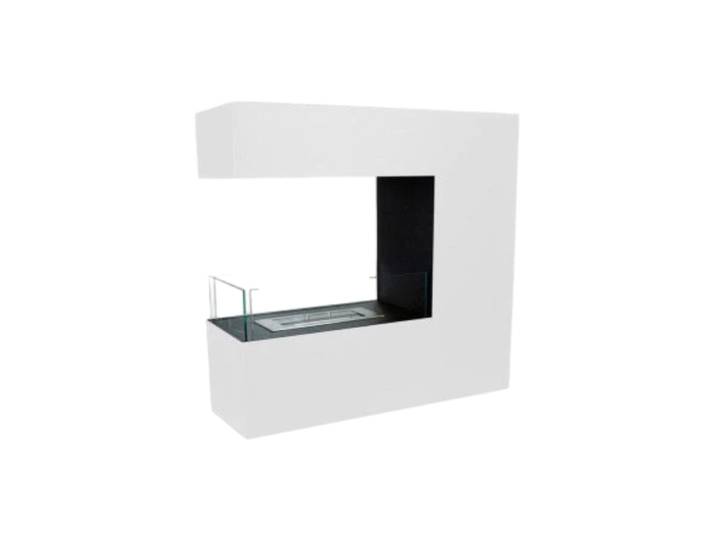 Design Bioethanol Kamin „Topeka“, weiss CACHFIRES