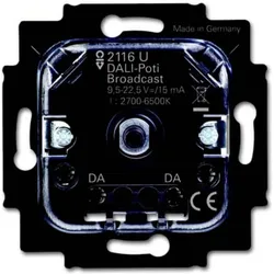 Busch-Jaeger BJ 2116 U DALI-Potenziometer-Einsatz, tunable white, Busch-Dimmer, Elektronikzubehör + Gehäuse
