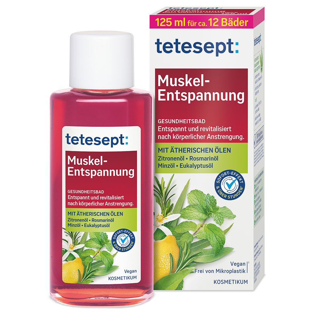 Tetesept Badkonz Muskel Ents 125 ml Bad