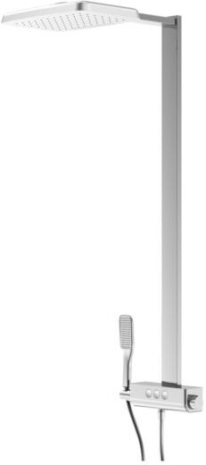 Steinberg Serie 390 Sensual Rain Brauseset 3902743 chrom, mit 2-strahliger Kopfbrause