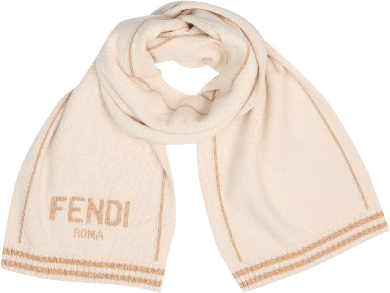 Fendi Bufanda Unisex Beige -- Unisex