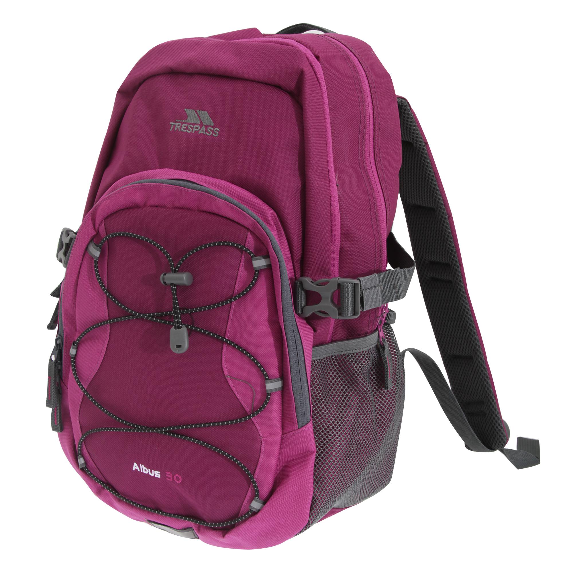 Trespass Albus 30 liter Casual Rugzak/Rugzak (Druivenwijn)