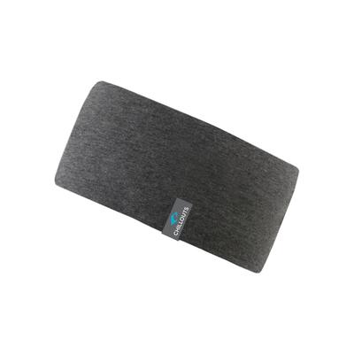 Stirnband CHILLOUTS "Eton Headband", Herren, grau (dunkelgrau), Baumwollmischung, meliert, Mützen Stirnband, mit sportivem Look & weicher Baumwollmischung für aktiven Komfort