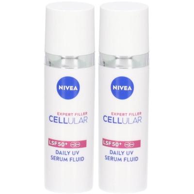 Nivea Cellular Expert Filler Daily UV Serum Fluid LSF 50 30ml x2 2x30 ml