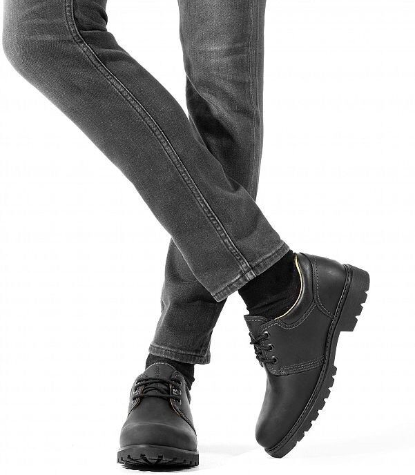 Schnürschuh PANAMA JACK "Panama 02", Herren, Gr. 41, schwarz, Nappaleder, Schuhe Schnürschuh, mit Lederinnenausstattung, Freizeitschuh, Halbschuh, Schnürschuh schwarz 41